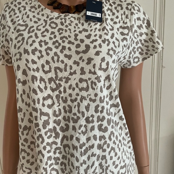 Lucky Brand, leopard styled tee-shirt. NWT - Picture 2 of 7